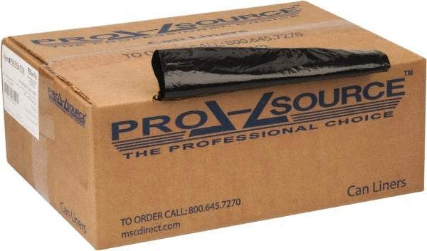 PRO-SOURCE - 1.65 mil Thick, Heavy-Duty Trash Bags - 40" Wide x 46" High, Black - Exact Industrial Supply