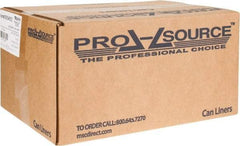 PRO-SOURCE - 2 mil Thick, Heavy-Duty Trash Bags - 38" Wide x 58" High, Black - Exact Industrial Supply