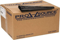 PRO-SOURCE - 1.65 mil Thick, Heavy-Duty Trash Bags - 38" Wide x 58" High, Black - Exact Industrial Supply