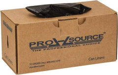 PRO-SOURCE - 1.35 mil Thick, Heavy-Duty Trash Bags - 33" Wide x 40" High, Black - Exact Industrial Supply