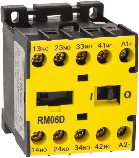 ACI - 4 Pole, 3NO/NC, 110 VAC Control Relay - 16 Amps, 600 VDC - Exact Industrial Supply