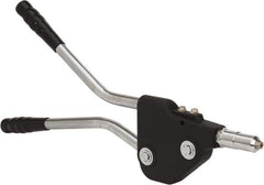 RivetKing - Straight Head Hand Riveter - 3/32 to 1/4" Rivet Capacity - Exact Industrial Supply