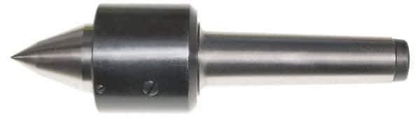 Interstate - MT5 Taper Shank Shank, 2.736" Head Diam, 3,960 Lb Capacity, Live Center - 3,400 Max RPM, 1.772" Point Diam, 2.68" Point Len, 3,960 Lb Max Workpc, Long Point - Exact Industrial Supply