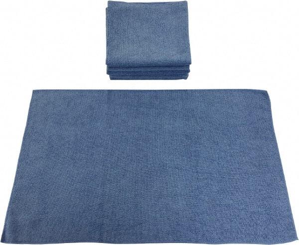 PRO-SOURCE - Reusable Microfiber Wipes - Packet, 16" x 24" Sheet Size, Blue - Exact Industrial Supply