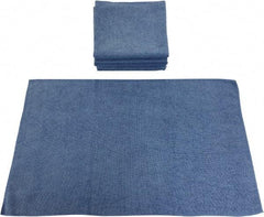 PRO-SOURCE - Reusable Microfiber Wipes - Packet, 16" x 24" Sheet Size, Blue - Exact Industrial Supply