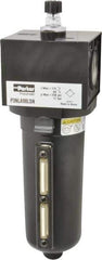 Parker - 1" NPT, 250 Max psi Heavy Duty Mist Lubricator - Metal Bowl with Sight Glass, Zinc Body, 250 CFM, 175°F Max Temp, 3.62" Wide x 11.81" High - Exact Industrial Supply