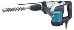 Makita - 120 Volt 1-9/16" SDS Max Chuck Electric Rotary Hammer - 0 to 2,500 BPM, 0 to 680 RPM - Exact Industrial Supply