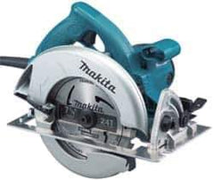 Makita - 15 Amps, 7-1/4" Blade Diam, 5,800 RPM, Electric Circular Saw - 120 Volts, 10' Cord Length, 5/8" Arbor Hole, Right Blade - Exact Industrial Supply
