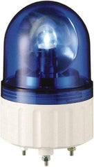 Schneider Electric - 12 VAC/VDC, 250 mAmp, Rotating Beacon LED Light - Surface Mounted, 5.81 Inch High, 84mm Diameter, 138 Flashes per min - Exact Industrial Supply