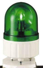 Schneider Electric - 12 VAC/VDC, 250 mAmp, Rotating Beacon LED Light - Surface Mounted, 5.81 Inch High, 84mm Diameter, 138 Flashes per min - Exact Industrial Supply
