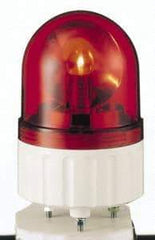 Schneider Electric - 24 VAC/VDC, 125 mAmp, Rotating Beacon LED Light - Surface Mounted, 5.81 Inch High, 84mm Diameter, 138 Flashes per min - Exact Industrial Supply