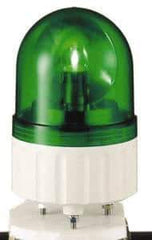 Schneider Electric - 24 VAC/VDC, 125 mAmp, Rotating Beacon LED Light - Surface Mounted, 5.81 Inch High, 84mm Diameter, 138 Flashes per min - Exact Industrial Supply