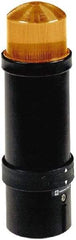 Schneider Electric - 230 VAC, 4X NEMA Rated, Strobe Tube, Orange, Strobe Light - 60 Flashes per min, 70mm Pipe/Pendant, 70mm Diameter, 232mm High, IP65, IP66 Ingress Rating - Exact Industrial Supply