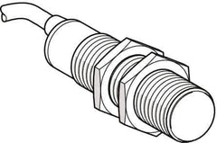 Telemecanique Sensors - PNP, NO/NC, 2mm Detection, Cylinder, Capacitive Proximity Sensor - IP67, 24 VDC, M12x1 Thread, 50mm Long - Exact Industrial Supply