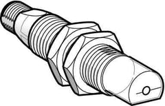 Telemecanique Sensors - M12 Connector, 5m Nominal Distance, Shock and Vibration Resistant, Retroreflective Photoelectric Sensor - 12 to 24 VDC, 500 Hz, PBT, 76mm Long x 18mm Wide x 7 Inch High - Exact Industrial Supply