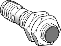 Telemecanique Sensors - NPN, PNP, NC, 5mm Detection, Cylinder, Inductive Proximity Sensor - 2 Wires, IP67, IP69, 12 to 24 VDC, M18x1 Thread, 50mm Long - Exact Industrial Supply