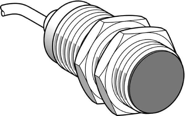 Telemecanique Sensors - PNP, 15mm Detection, Cylinder, Inductive Proximity Sensor - 3 Wires, IP65, IP67, 12 to 24 VDC, M30x1.5 Thread, 43mm Long - Exact Industrial Supply