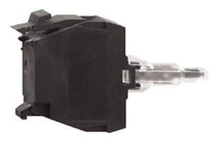 Schneider Electric - 230-240 V Red Lens LED Indicating Light - Screw Clamp Connector, Vibration Resistant - Exact Industrial Supply