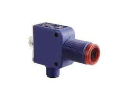 Telemecanique Sensors - M12 Connector, 15m Nominal Distance, Shock and Vibration Resistant, Diffused Photoelectric Sensor - 12 to 24 VDC, 250 Hz, Plastic, 2.36 Inch Wide x 1.72 Inch High - Exact Industrial Supply