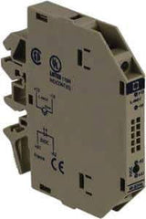 Schneider Electric - 13.6 Milliamp, NC Configuration, Interface Relay Module - DIN Rail Mount, 23 to 131°F, 5 VDC - Exact Industrial Supply