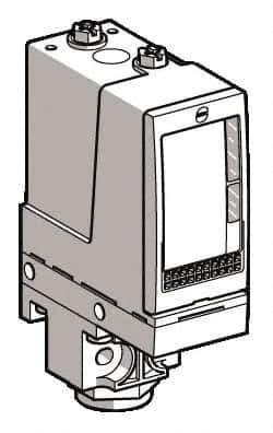 Telemecanique Sensors - 1/4 Inch NPT (Female) Connector, 70 Bar Sensor, Shock and Vibration Resistant, Control Circuit Pressure Sensor - 1.378 Inch Wide, IP66, For Use with OsiSense XM - Exact Industrial Supply