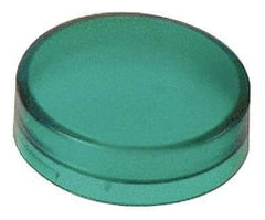 Schneider Electric - Pushbutton Switch Cap - Green, Round Button - Exact Industrial Supply