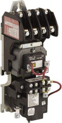 Square D - No Enclosure, 4 Pole, Mechanically Held Lighting Contactor - 20 A (Tungsten), 30 A (Fluorescent), 110 VAC at 50 Hz, 120 VAC at 60 Hz, 4NC Contact Configuration - Exact Industrial Supply