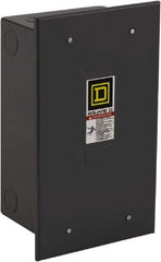 Square D - 1 NEMA Rated, 8 Pole, Mechanically Held Lighting Contactor - 20 A (Tungsten), 30 A (Fluorescent), 110 VAC at 50 Hz, 120 VAC at 60 Hz, 8NO Contact Configuration - Exact Industrial Supply