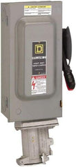 Square D - 60 Amp, 600 VAC, 3 Pole Nonfused Safety Switch - NEMA 1, 30 hp at 600 VAC (Single Phase), 60 hp at 600 VAC (Triple Phase) - Exact Industrial Supply