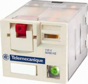 Schneider Electric - 3,750 VA Power Rating, Electromechanical Plug-in General Purpose Relay - 15 Amp at 250 VAC & 28 VDC, 3CO, 12 VDC - Exact Industrial Supply
