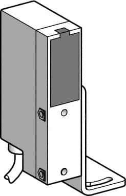 Telemecanique Sensors - Cable Connector, 15m Nominal Distance, Shock and Vibration Resistant, Retroreflective Photoelectric Sensor - 24 to 240 VAC/VDC, 20 Hz, ABS, Polycarbonate, 35mm Long x 18mm Wide x 70mm High - Exact Industrial Supply