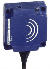 Telemecanique Sensors - NPN, PNP, 15 to 25mm Detection, Flat, Inductive Proximity Sensor - 2 Wires, IP68, 24 to 240 VAC/VDC, 40mm Wide - Exact Industrial Supply