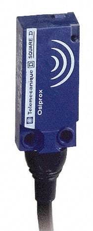 Telemecanique Sensors - NPN, Flat, Inductive Proximity Sensor - 3 Wires, IP68, 12 to 24 VDC, 15mm Wide - Exact Industrial Supply