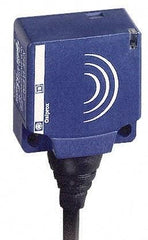 Telemecanique Sensors - NPN, NC, Flat, Inductive Proximity Sensor - 3 Wires, IP68, 12 to 24 VDC, 26mm Wide - Exact Industrial Supply