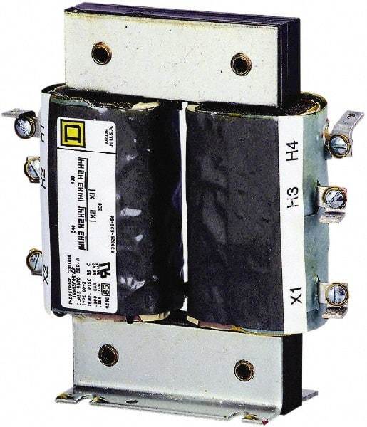 Square D - 240/480 to 120 VAC, 100 VA Power Rating, Transformer Kit - Exact Industrial Supply