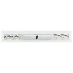 3/16 x 3/16 x 1/2 x 2-1/4 4 Fl HSS-CO Square Center Cutting End Mill - Bright - Exact Industrial Supply