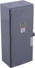 Square D - 1 NEMA Rated, 4 Pole, Electrically Held Lighting Contactor - 100 A (Tungsten), 277 VAC at 60 Hz - Exact Industrial Supply