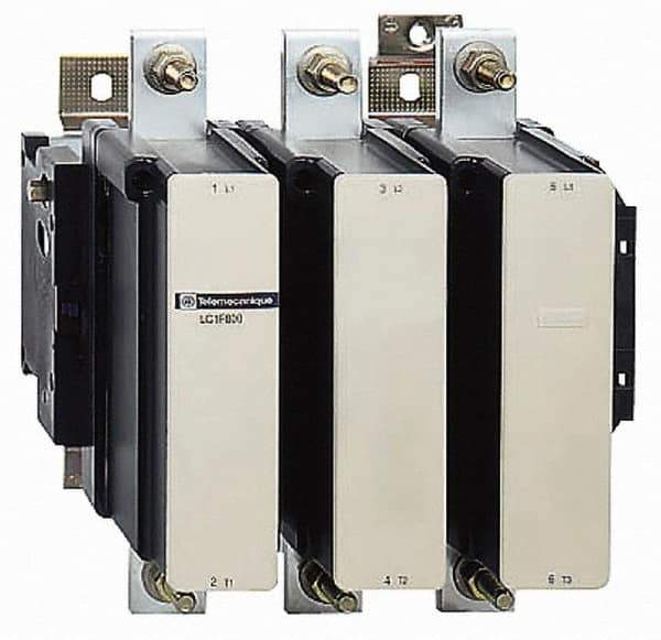 Schneider Electric - 3 Pole, 1,000 Amp at 440 VAC and 800 Amp at 440 VAC, Nonreversible IEC Contactor - CSA, EN/IEC 60947-1, EN/IEC 60947-4-1, GL, JEM 1038, LROS, RoHS Compliant, UL Listed - Exact Industrial Supply