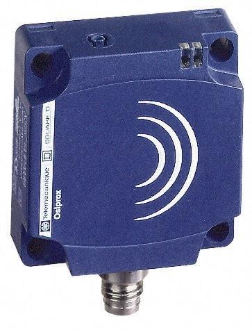 Telemecanique Sensors - NPN, NC, 15 to 25mm Detection, Flat, Inductive Proximity Sensor - 3 Wires, IP67, 12 to 24 VDC, 40mm Wide - Exact Industrial Supply