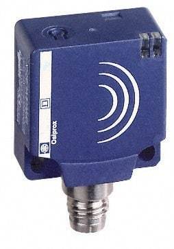 Telemecanique Sensors - NPN, 10 to 15mm Detection, Flat, Inductive Proximity Sensor - 3 Wires, IP67, 12 to 24 VDC, 26mm Wide - Exact Industrial Supply