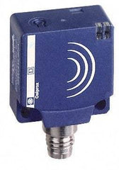 Telemecanique Sensors - PNP, 10 to 15mm Detection, Flat, Inductive Proximity Sensor - 3 Wires, IP67, 12 to 24 VDC, 26mm Wide - Exact Industrial Supply