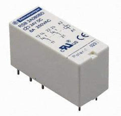 Schneider Electric - 3,000 VA Power Rating, Electromechanical Plug-in General Purpose Relay - 12 Amp at 250 VAC & 12 Amp at 28 VDC, 1CO, 24 VAC - Exact Industrial Supply