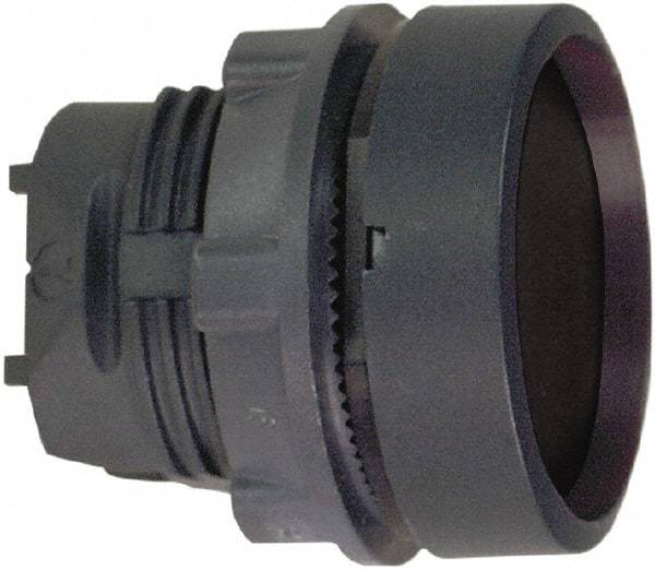 Schneider Electric - 22mm Mount Hole, Flush, Pushbutton Switch Only - Round, Black Pushbutton, Nonilluminated, Maintained (MA) - Exact Industrial Supply