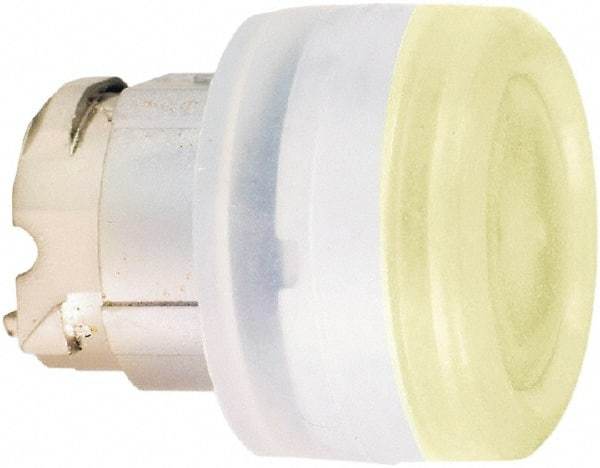 Schneider Electric - 22mm Mount Hole, Flush, Pushbutton Switch Only - Round, Orange Pushbutton, Nonilluminated, Momentary (MO) - Exact Industrial Supply