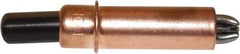 Zephyr Tool Group - 1/4 Drill 1/4" Pin Diam, Copper Cleco Fastener - Standard Length, 0 to 1/2" Grip - Exact Industrial Supply
