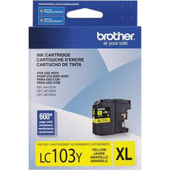 Brother - Yellow Ink Cartridge - Use with Brother DCP-J152W, MFC-J245, J285DW, J4310DW, J4410DW, J450DW, J4510DW, J4610DW, J470DW, J4710DW, J475DW, J650DW, J6520DW, J6720DW, J6920DW, J870DW, J875DW - Exact Industrial Supply