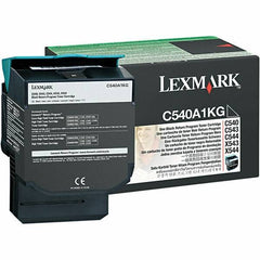 Lexmark - Black Toner Cartridge - Use with Lexmark C540n, C543dn, C544dn, C544dtn, C544dw, C544n, C546dtn, X543dn, X544dn, X544dtn, X544dw, X544n, X546dtn - Exact Industrial Supply