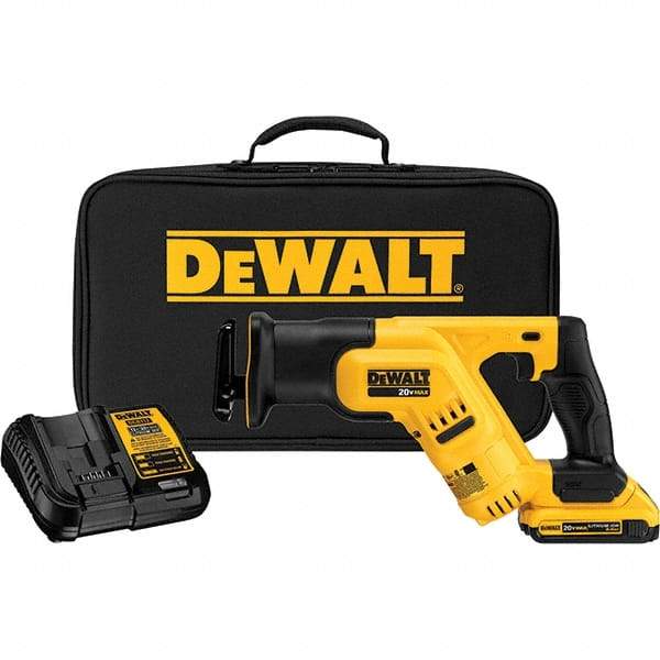 DeWALT - Cordless Reciprocating Saws Voltage: 20.0 Battery Chemistry: Lithium-Ion - Exact Industrial Supply