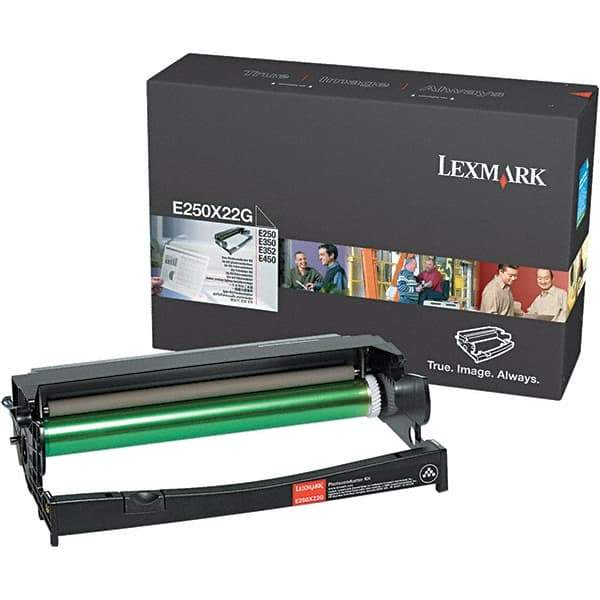 Lexmark - Black Photoconductor Kit - Use with Lexmark E250, E350, E352, E450 - Exact Industrial Supply