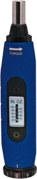 CDI - 1 Max In/oz, Torque Limiting Screwdriver - 5-1/2" OAL, 1/4" Drive - Exact Industrial Supply